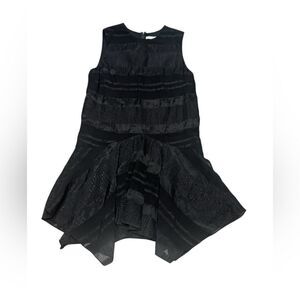 CAMILLA AND MARC women’s black Dallas baby doll Mini fit & flare mini dress sz 4